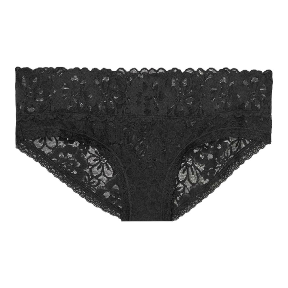 Victoria’s Secret Lace Hipster Panties in Black L